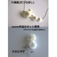 キット販売「2025zoom六連星(むつらぼし)スカビオサ作品」