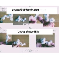 レジュメ販売「2025zoom作品　六連星(むつらぼし)スカビオサ」