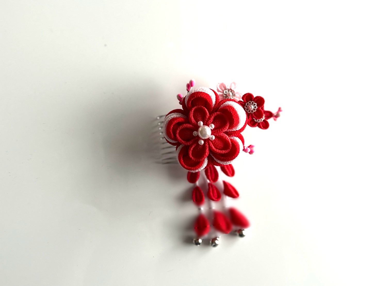 11/14リリース　ふくら梅の髪飾り★