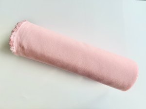 画像1: ちりめん生地　オレンジサーモン※色味の説明あり (1)